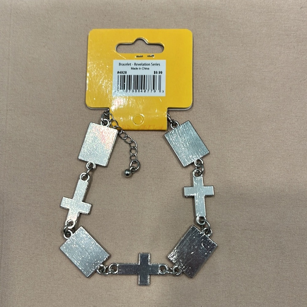 New revelation abalone style cross bracelet - Picture 2 of 2